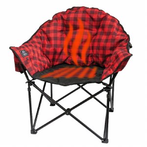 Kuma Lazy Bear Heated Chair - Red