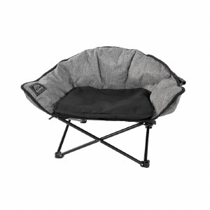 Kuma Little Lazy Bear Dog Chair - Heather Grey