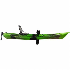 Riot Mako 12 Fishing Kayak with Impulse Pedal Drive - Rush