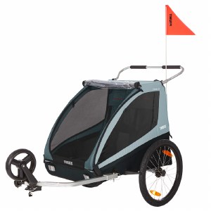 Thule Coaster XT - Bike Trailer and Stroller - Soft Blue