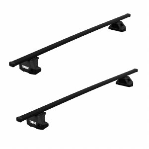 Thule SquareBar Evo Roof Rack Package - Fits Fixed Points and Tracks