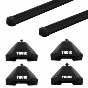 Thule ProBar Evo Roof Rack Package - Fits Bare Roofs - Black