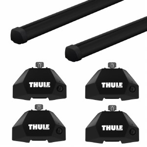 Thule ProBar Evo Roof Rack Package - Fits Fixed Points - Black