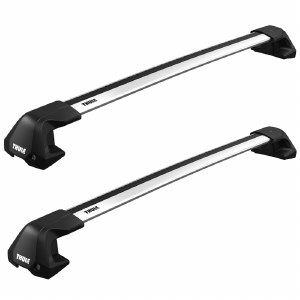 Thule WingBar Edge Roof Rack Package - Fits Bare Roofs - Silver