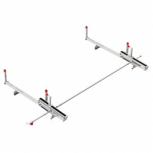Weatherguard 2271-3-01 EZGlide2 Drop Down Ladder Rack - Fixed - Fits Low Roof and Full Size Vans