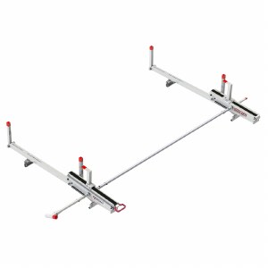 Weatherguard 2291-3-01 EZGlide2 Drop Down Ladder Rack Extended - Fits Mid and High Roof Vans