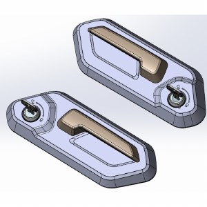 Yakima 8881229 CBX Locking Handles