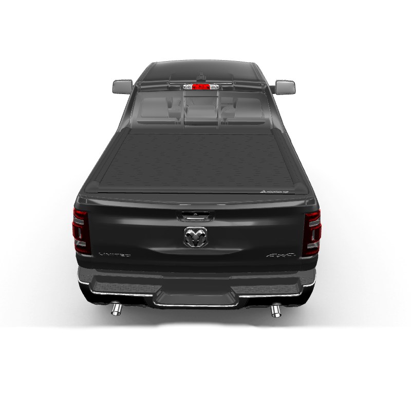 Mountain Top MT5506 Retractable Tonneau Cover for Ram 1500 Racks For Cars