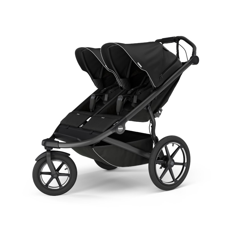 Double jogging stroller front and back best sale