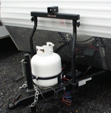 Bike rack for hot sale travel trailer tongue