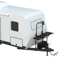 Arvika 2 Bike Racks for Travel Trailers - Fits tires up to 5 inches