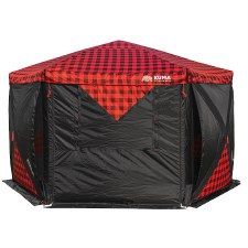 Kuma Super Bear Den Deluxe Gazebo - Red