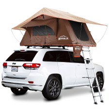 Pittman Outdoor Roof Top Tent - Coffee Brown