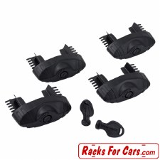 Rhino-Rack VA-SEC4 Set of Four Secure Core Plastic Locking End Caps for Vortex Crossbars