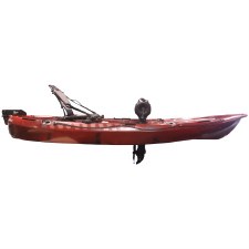 Riot Mako 10 Fishing Kayak with Impulse Pedal Drive - Fire Storm