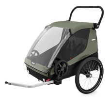 Thule Courier Bike Trailer and Stroller Vintage Green