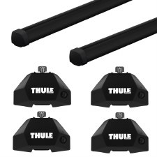 Thule ProBar Evo Roof Rack Package - Fits Fixed Points - Black