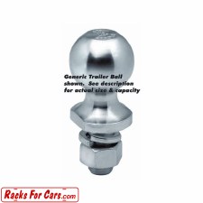 63814 Speciality Trailer Ball - Extra Long - 1-7/8" Ball