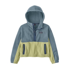 Kids' Microdini Cropped Fleece Hoody Pullover