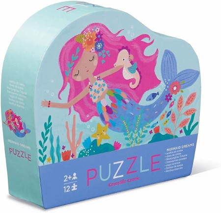 12pc Mini Puzzle Mermaid Dream