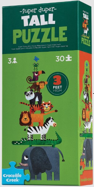 30pc Tall Puzzle Jungle