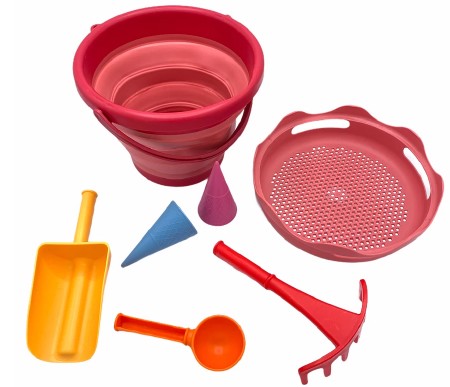 7 in 1 Red Sand Toys