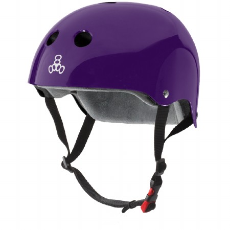 Helmet CS Purple Glossy S/M