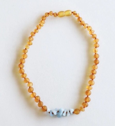 Raw Honey/Aquamarine 12"