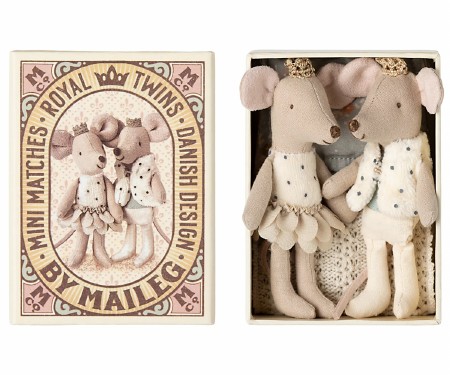Mouse Royal Twins in Matchbox