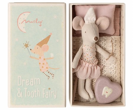 Mouse Tooth Fairy Little Sister in Matchbox