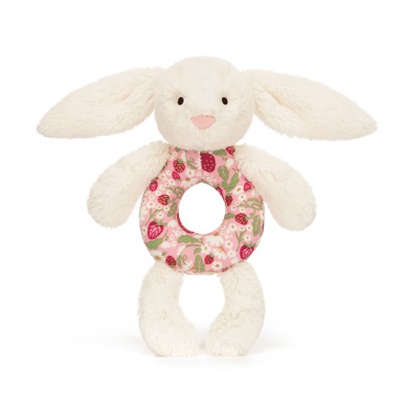 Ring Rattle Blossom Bunny Cream Berry