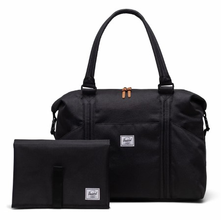 Strand Duffel Diaper Bag Black