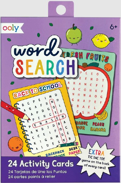 Activity Cards- Word Search