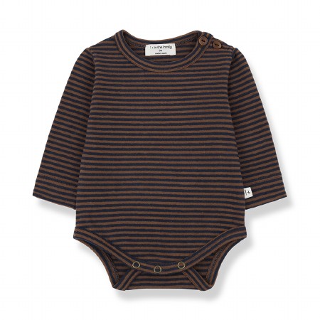 Adam Onesie Chestnut 6-9m