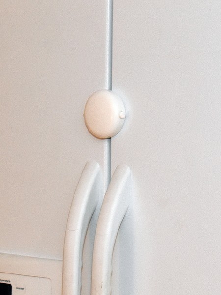 Adhesive Freezer Lock - White