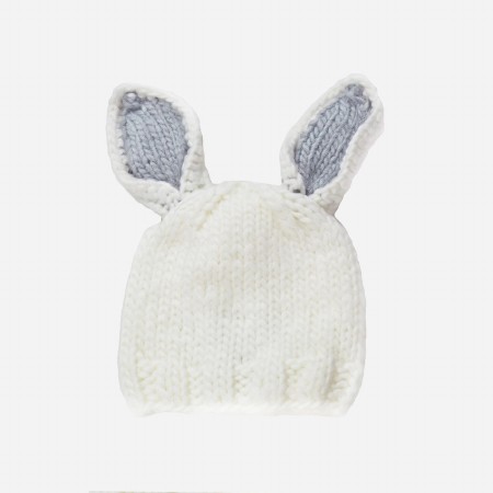 Bailey Bunny White w/Grey 0-3m
