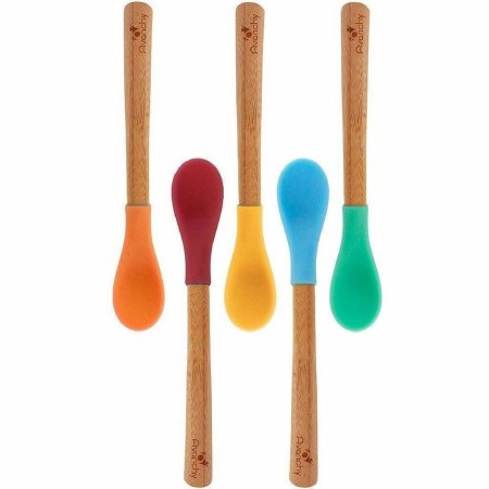 Bamboo &amp; Silicone Infant Spoons