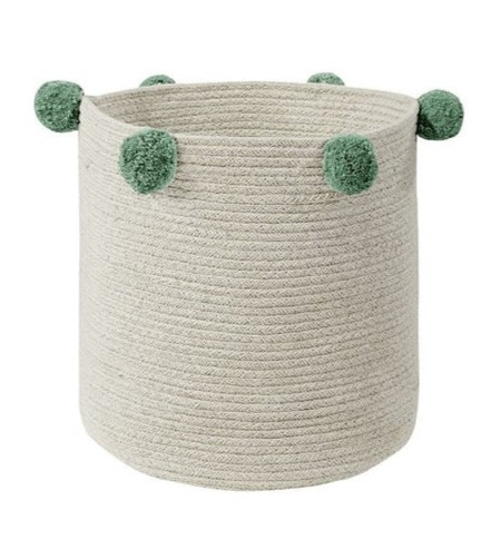 Basket Bubbly Natural/Green