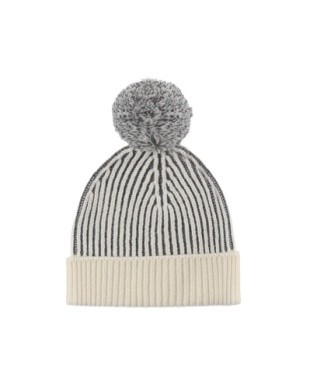 Beanie Midnight Stripe 0-6m