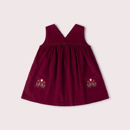 Berry Cord Swing Dress 9-12m