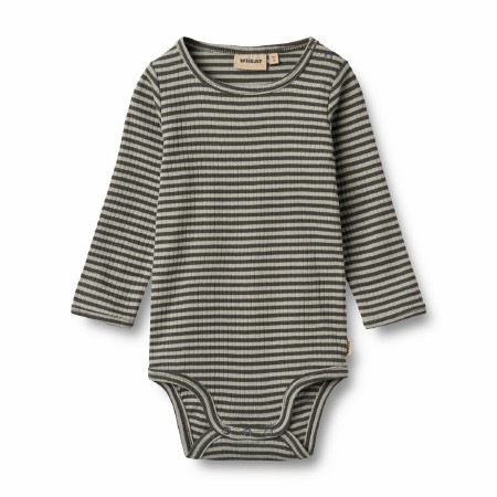 Berti Forest Stripe Onesie 6-9