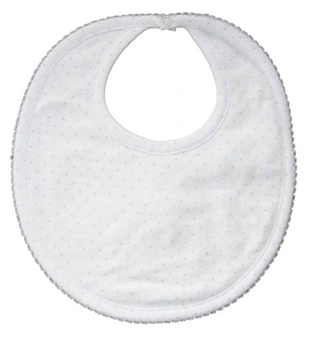 Bib Silver Dots