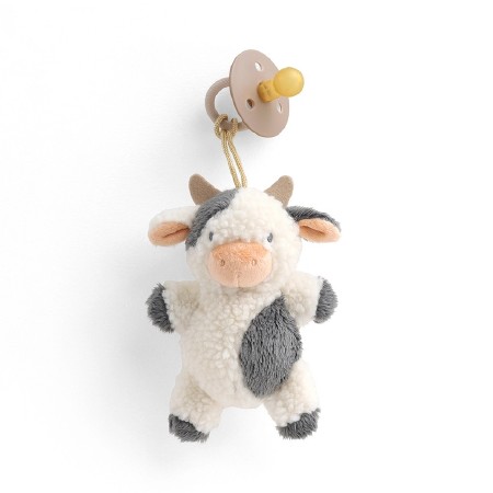 Bitzy Pal Pacifier &amp; Plush Cow