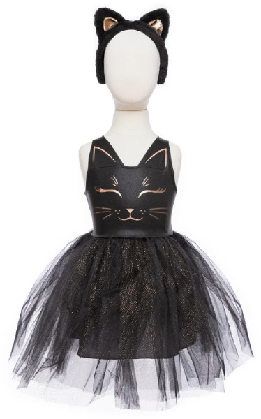 Black Cat Dress Set 5-6Y