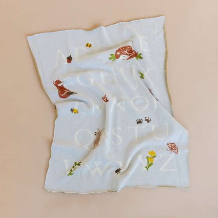 Blanket ABC Woodland
