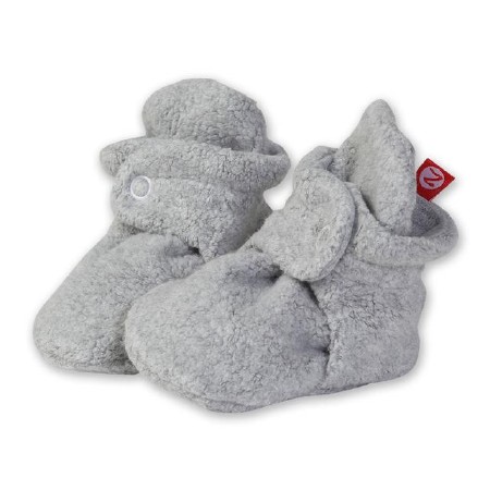 Booties Fleece Heather Grey 3m