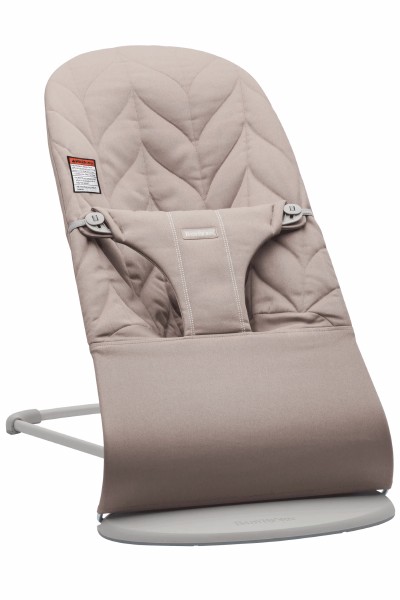 Bouncer Bliss Woven Petal Quilt Sand Gray