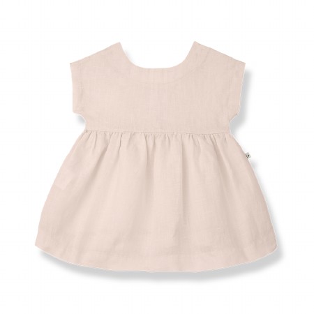 Bruna Dress Pale Rose 3-6m
