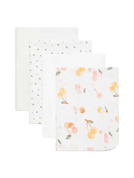 Burp Cloths Cherry Picking 4pk