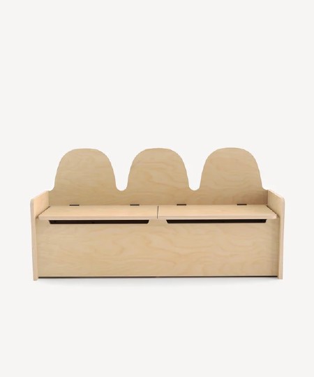 Camel Storage Bench - Birch